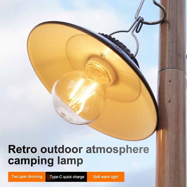 Outdoor Waterproof Portable Camping Lantern Retro Atmosphere light