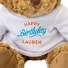 HAPPY BIRTHDAY LAUREN - Teddy Bear - Cute Soft Cuddly - Gift Present