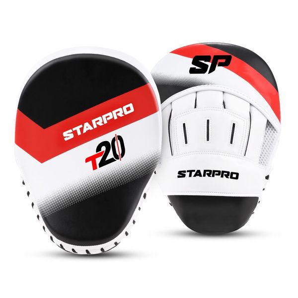 Starpro T20 Box Pratzen für realistisches & effektives Training - Pratzen Boxen, Bratzen, Pratzen Kampfsport, Handpratzen, Boxpratzen, Boxing Pads, Pratzen Kickboxen, Pratze, Boxpratzer, Pratzen Set