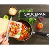 Nonstick Saucepan Set with Lid - 1 Quart & 2 Quart Pots Use for Home Kitchen