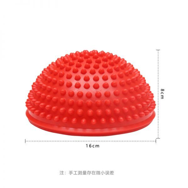 Soft Stepper Cardio Home Workout Stretching Home Training Equipment Balance Pad Ankle Rehabilitation Foot Massage Plate Tactile Board Fitness Inflatable Sensory Yoga Ball, Yellow Durian Ball, More Yoga Ball Sizes