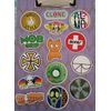 100pc Skateboard Stickers PVC material Spitfire, Trasher, Sta Cruz & more