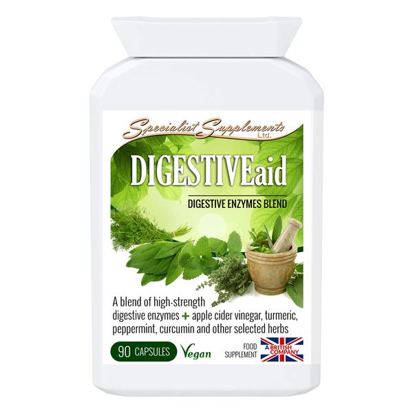 Specialist Supplements DIGESTIVEaid Digestive Enzymes 90 Capsules