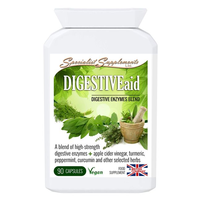 Specialist Supplements DIGESTIVEaid Digestive Enzymes 90 Capsules