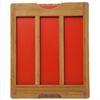 Seville Classics Bamboo Cutting Board with 7 Color Coded Flexible Cutting Mats