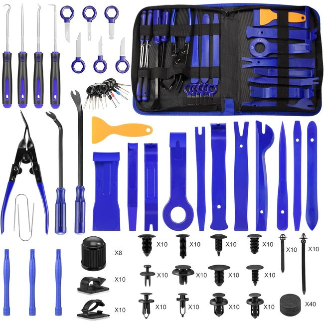 250PCs Trim Removal Tool Kit Automotive Tools Car Panel Auto Removal Set