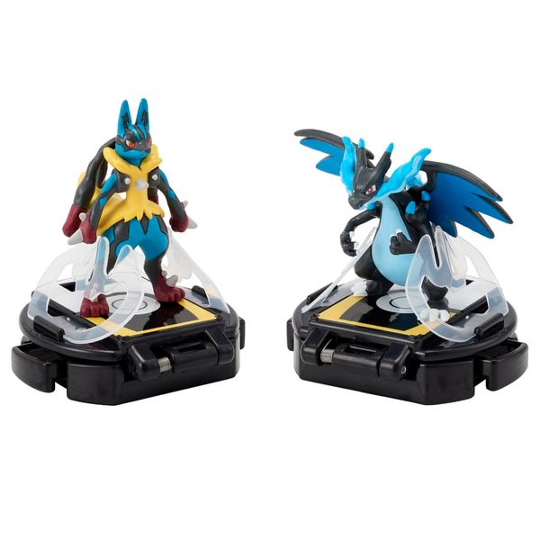 Pokemon Moncolle Battleze, Megalcario VS Mega Charizard X