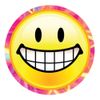 Roll of 100 Assorted Smile Stickers