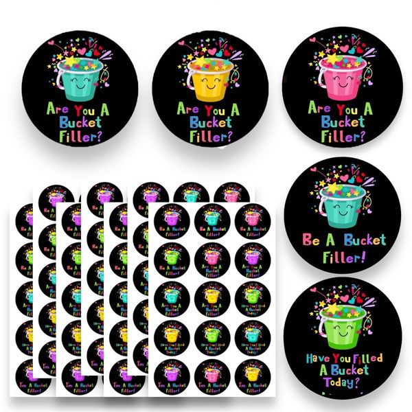 Joyful Artistry Bucket Filler Stickers for Teachers, 150 Pcs of Motivational Stickers for Bucket Filler Reward jar, Bucket Filler Pocket Chart, Bucket Filler Bulletin Board, Bucket Filler Poster