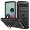 JSCOMYAP for Google Pixel 6 Case, Pixel6 Case, Pixel 6 Smartphone Case, Google Pixel 6 Phone Case, 360° Rotation, Metal Ring, Stand Function, Car Holder Compatible, Shockproof, Horizontal Function,