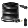 30Ft Jackery Extension Cable 14AWG 8mm Solar Panel Extension Cable 8mm DC