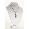Crystal Pendant Necklace Siberian Quartz Etheric Weaver® Pyramid Cut Crystal Pendant Healing Tool with Magnets and Gold Filled Copper Wire to be Worn at The Heart Center