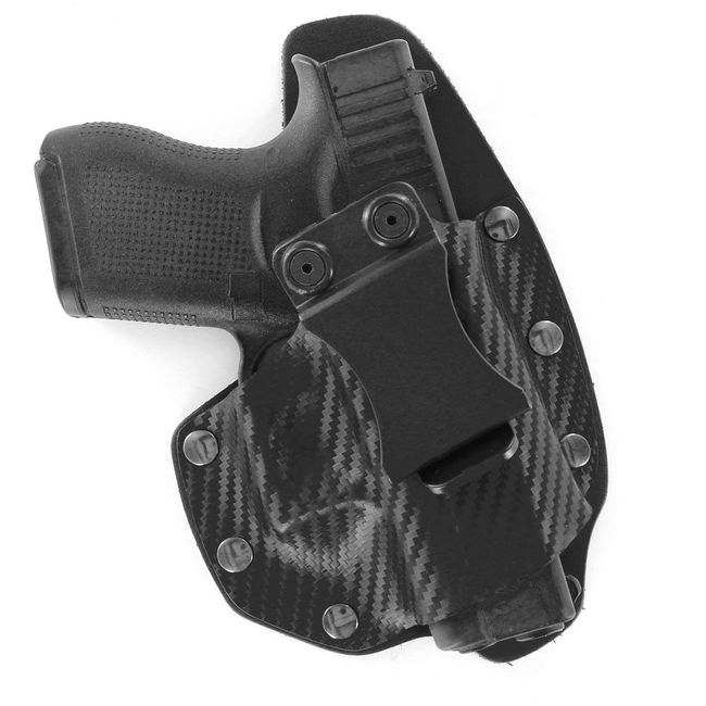 NT Hybrid IWB Black Carbon Fiber & Leather Holster (Right-Hand, for SW SD 9/40)