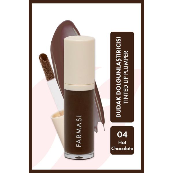 Renkli Dudak Dolgunlaştırıcısı 04 Hot Chocolate 8 ml