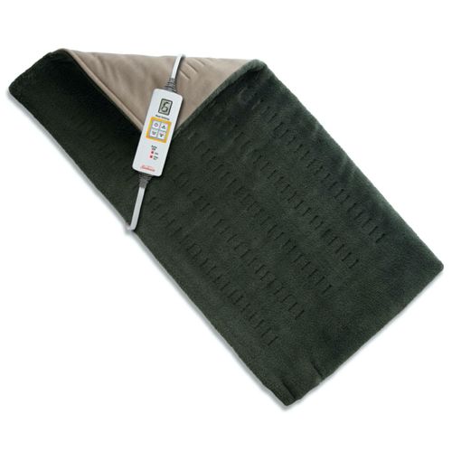 Sunbeam XL Heating Pad for Back Neck and Shoulder Pain Relief Auto Shut Off 6 Heat Settings Extra Large 12 x 24 Green Ideal for Muscle Aches and Arthritis Pain