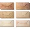 Vintage Envelopes - Classic Aged Envelopes in 6 Unique Designs,48Pack