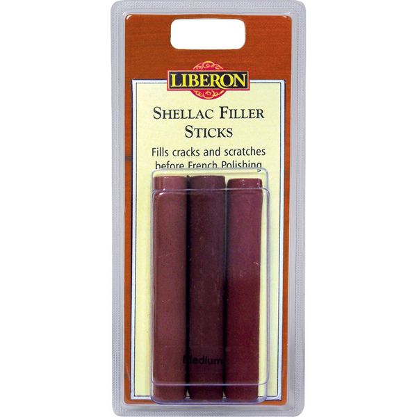 Liberon Shellac Filler Sticks Set of 3 (Dark)