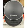 GRIFFIN 15W Wireless Alarm Clock Charging Dock with Bluetooth Speaker - Black