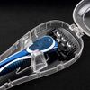 QSHAVE - Portable Travel Razor Protector Hard Case for Manual Razor System ( 6-1/2" X 2-1/2" X 1" ), 1PC, (No Razor In)