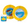 3pc Turtle Dolphin Submarine Children's Dinnerware Set Porcelain Dinner Set Kids