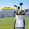 Bordhap Golf Alignment Sticks Training Aid 2 Pack,3-Section 48 inch Golf Swing Trainers Foldable Practice Rods Sticks