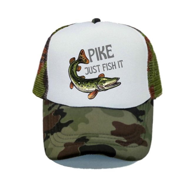 Pike Place Fish Market - Gray Mesh Trucker Hat