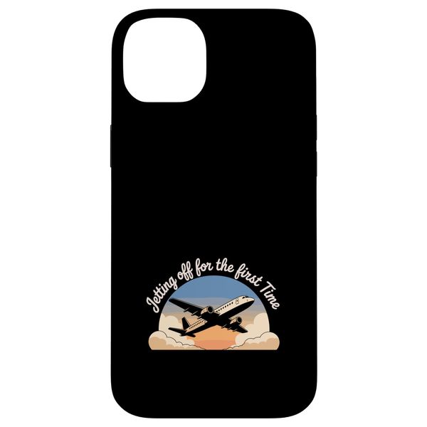My First Plane Ride First Time Flying Adventure Airplane Kid Case for iPhone 14 Plus