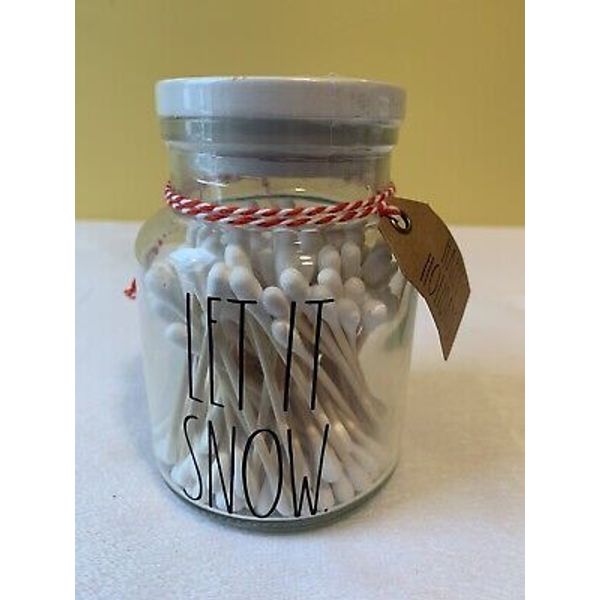 Rae Dunn Let It Snow Cotton Swabs 120