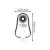 Bosch Professional GDE 68 dust extraction system (compatible with all drilling tools with max. 68 mm drilling diameter)