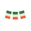 12' Eire Ireland Irish St Patricks Day Party Plastic Decorations Bunting Flags