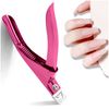 Kalevel Tip Cutter Nail Starter Nail Tip Cutter Beginner Practice False Nail Tool Nail Trimmer Gel Nail Cutting Stainless Steel