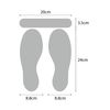 Footprint Shoe Pattern Footprint Shoe Shape Seal Pause Wall Sticker