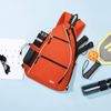 Sucipi Reversible Pickleball Paddle Bag - Women & Men's Pickleball Backpack with Racquet Bags - Orange