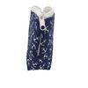Fabric Cosmetic Bag - Anchor on Blue - Washable - Gift Birthday Thank You School Wedding