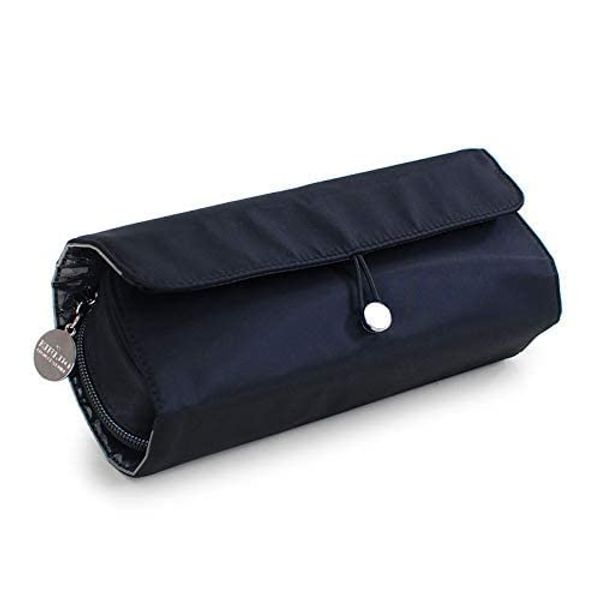 YINAN Studio Makeup Brush Pouch, Makeup Pouch, Large Capacity, Storage Pouch, Waterproof, Makeup Pouch, Stylish, Travel Pouch, Black, Portable and Convenient