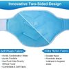 Double Sided Gel Cold Pack Reusable Ice Pack for Waist, Back,  Adjustable Strap