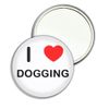 I Love D*gging - 55mm Round Compact Mirror