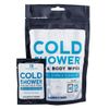 Duke Cannon Supply Co. Cold Shower Cooling Field Towel and Body Wipes, Pack of 15 - Individually Wrapped Cooling Towelettes for Face, Hands and Body