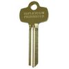 BEST 1A1TE1KS473KS800 Key Blank, Type TE,Brass 49H814