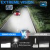 For Saab 9-3X 2010 Pair D1R LED Headlight Low Beam Xenon White HID Replace