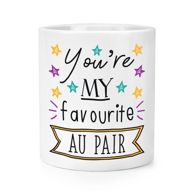 You're My Favourite Au Pair Stars Makeup Brush Pencil Pot