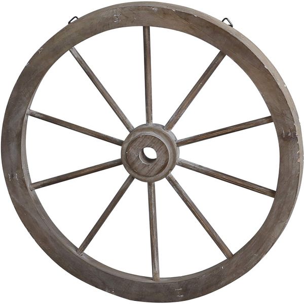 Habiter WH S WEA-501-BR Wood Wheel, Brown