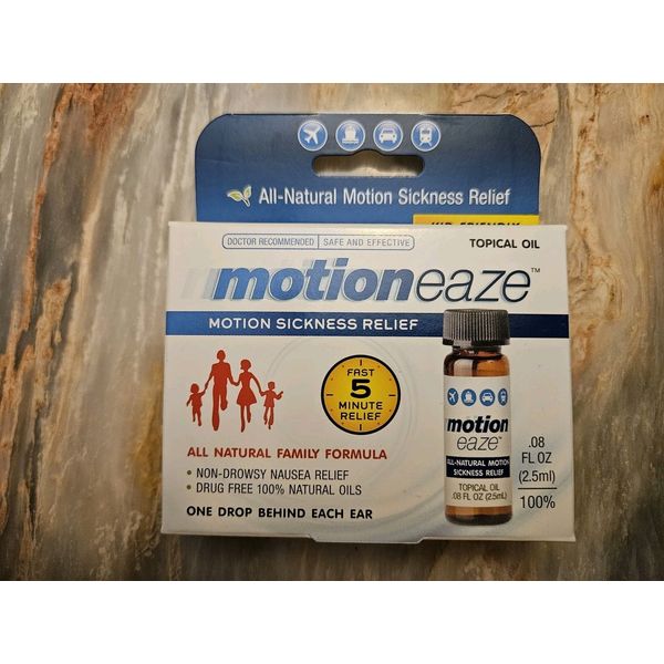 Motioneaze Motion Sickness 2.5 ml   Relief EXP: 6/2027