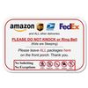 Leave Package Sign - Do Not Knock or Ring Bell (Kids are Sleeping)