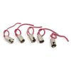 sourcing map 5pcs BA9S LED Bulb Socket Extension Replacement Holder Wire Harness