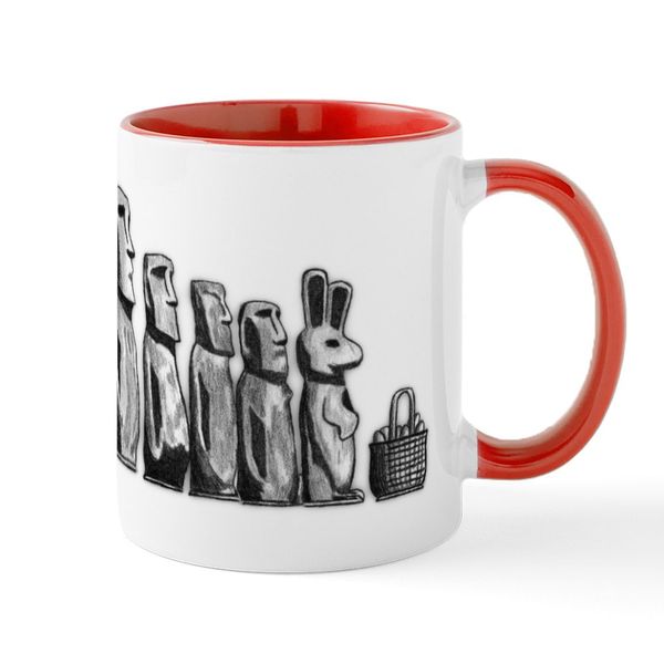 CafePress Easter Island Mug 11 oz (325 ml) Ceramic Coffee Mug