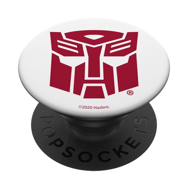 Transformers Autobots Red Outline Robot Logo PopSockets Swappable PopGrip