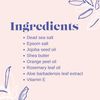 The Bathologist Hydrate Sweet Orange + Rosemary Vegan, All Natural, Fizzy Bath Soak 2lb Bag (Good for 10+ Baths)