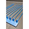100 Plastic Tamper Seals Numbered Zip Ties Pull Tite Security Blue 12 inch