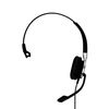 Dual USB Monaural Headset, 3.5mm, Black